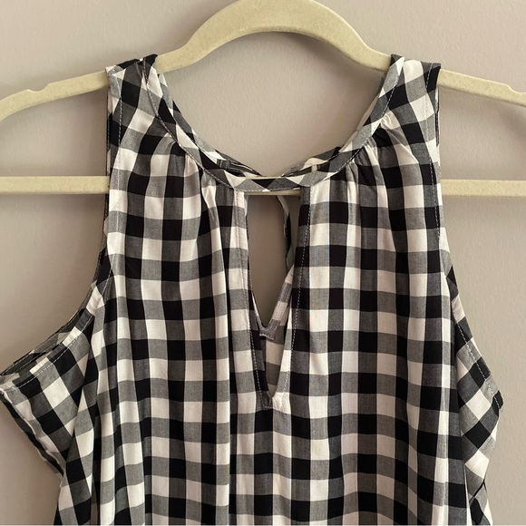 4️⃣for2️⃣0️⃣ LOFT Gingham Plaid Tank - Picture 4 of 8